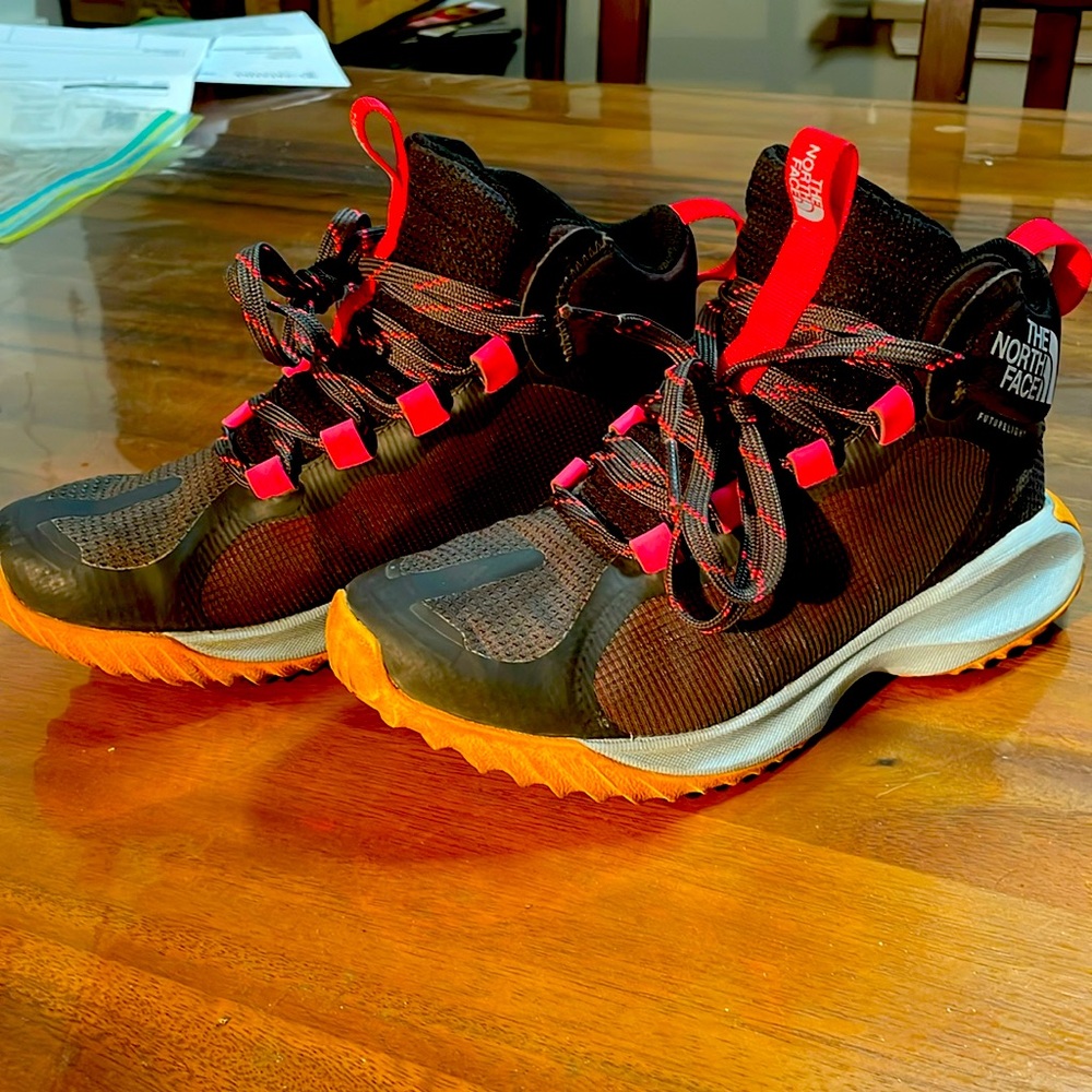 The North Face Woman’s hiking boots.